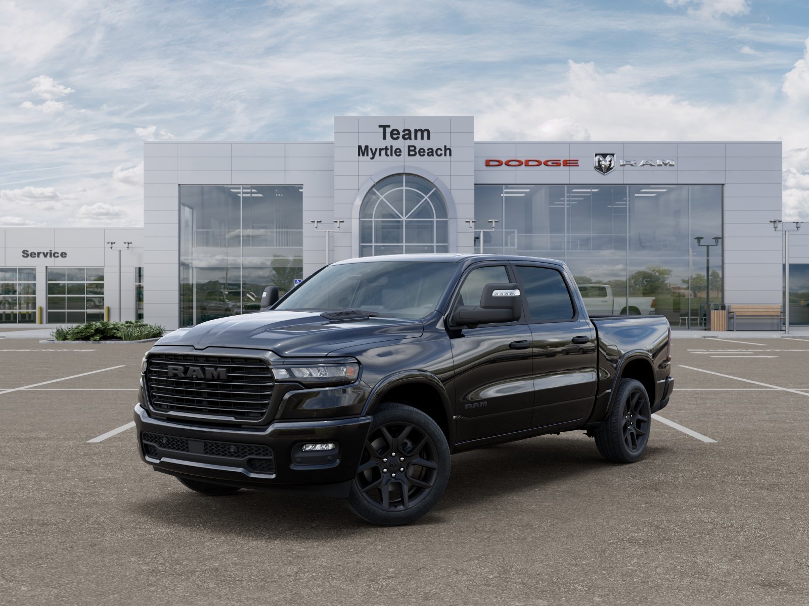 New 2026 Diamond Black Crystal Pearl-Coat Exterior Paint RAM Laramie image 28