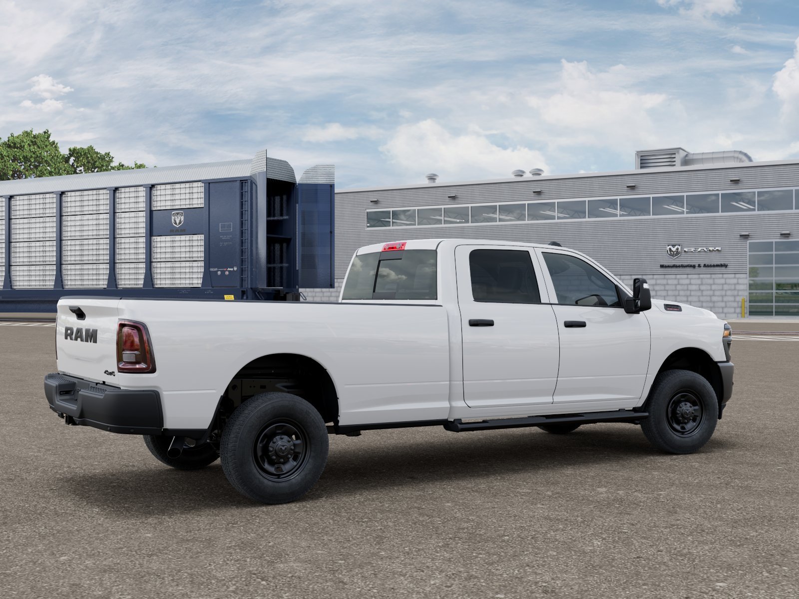 New 2026 Bright White Clear-Coat Exterior Paint RAM TRADESMAN image 2