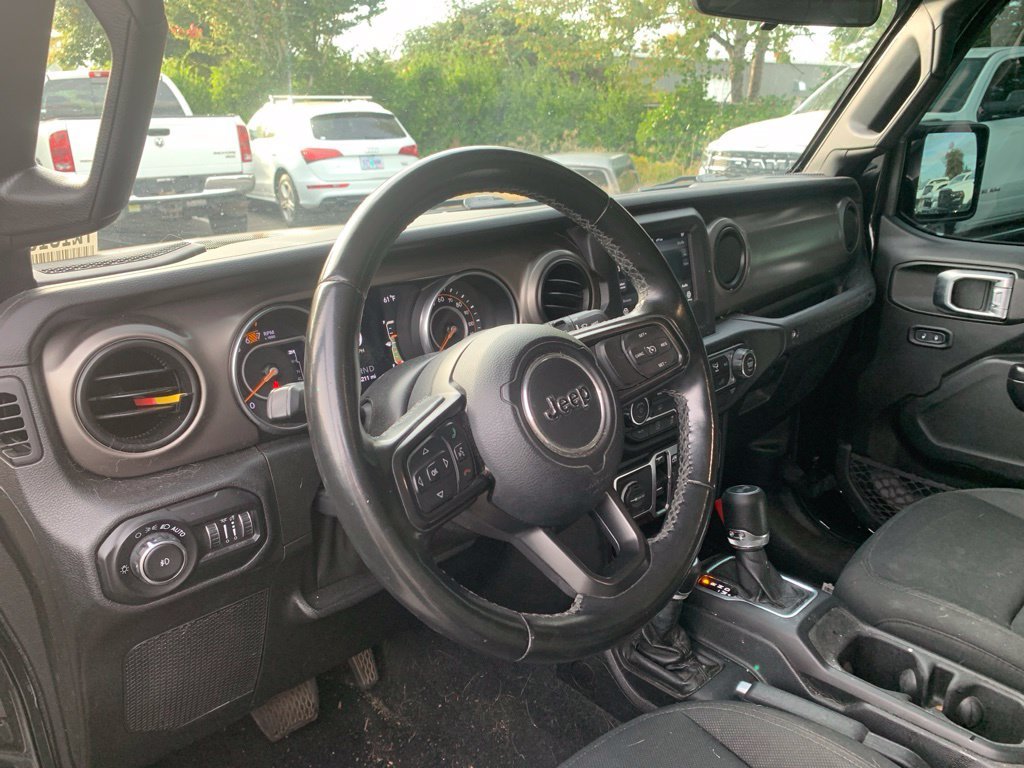 Used 2021 Black Clearcoat Jeep Unlimited Sport S image 9