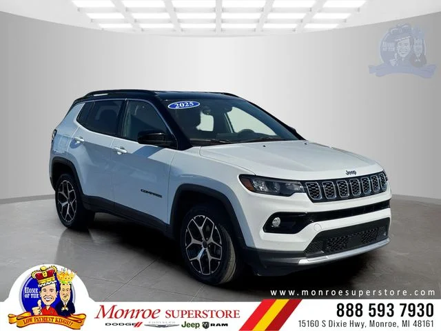 Certified Used 2025 White Jeep Limited image 1