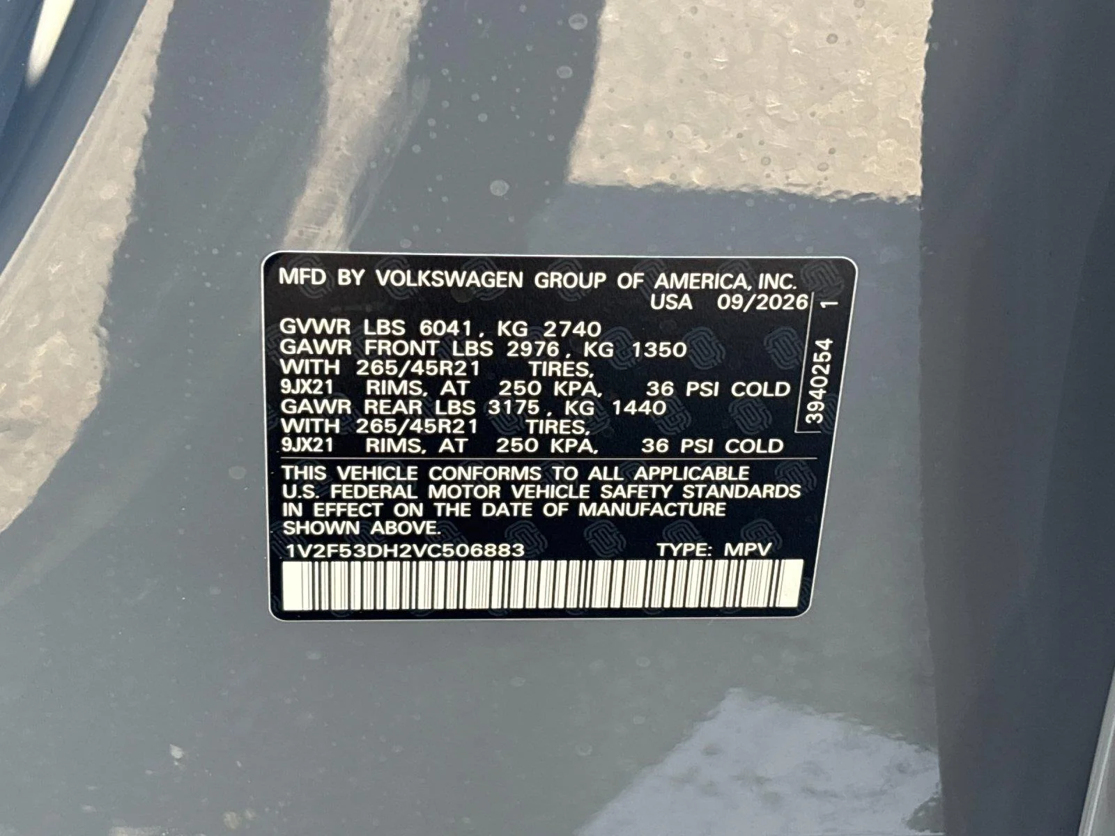 New 2027 Pure Gray Volkswagen SEL Premium R-Line image 11