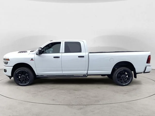 New 2026 Bright White Clearcoat Ram BLACK EXPRESS CREW CAB 4X4 8