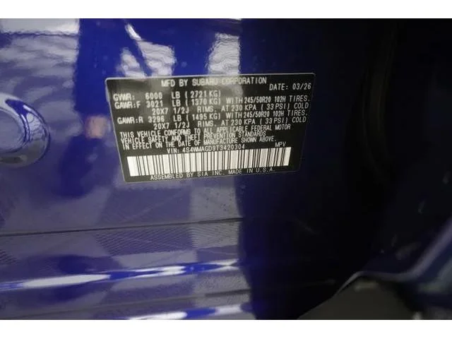 New 2026 SAPPHIRE BLUE PEARL Subaru Limited 7-Passenger image 12