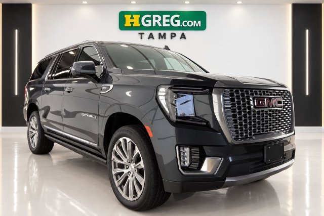 Used 2021 Dark Sky Metallic GMC Denali image 3