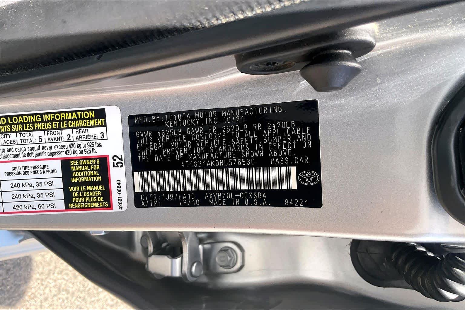 Used 2022 Celestial Silver Metallic Toyota Hybrid SE image 34