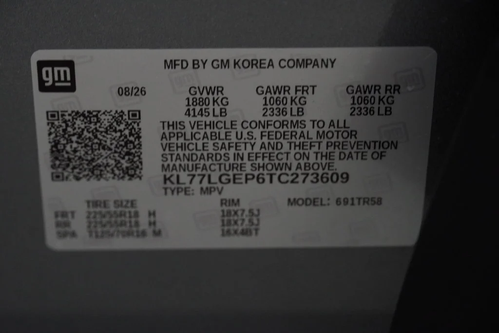 New 2026 Sterling Gray Metallic Chevrolet 1RS image 42