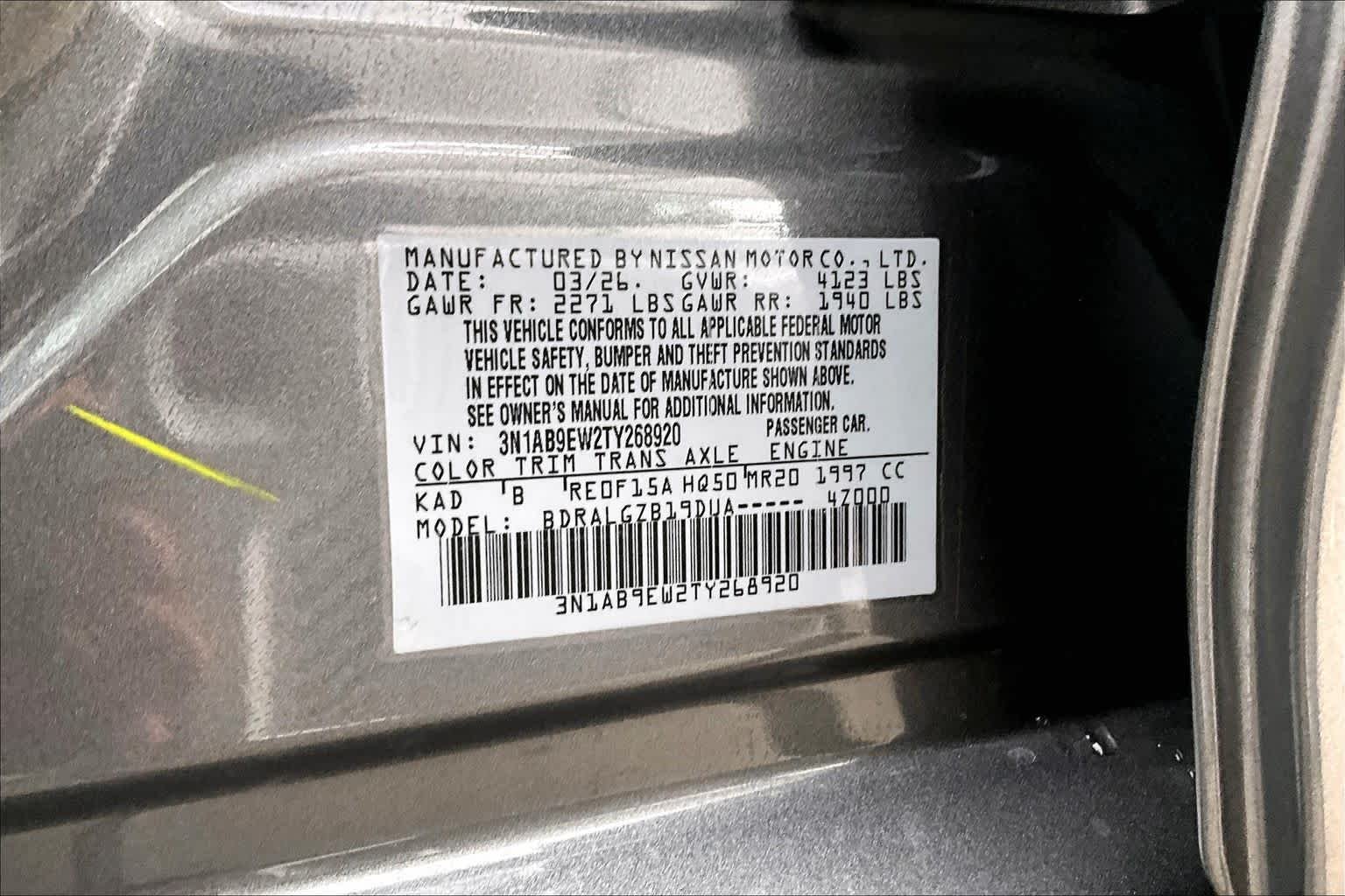 New 2026 Gun Metallic Nissan SL image 14