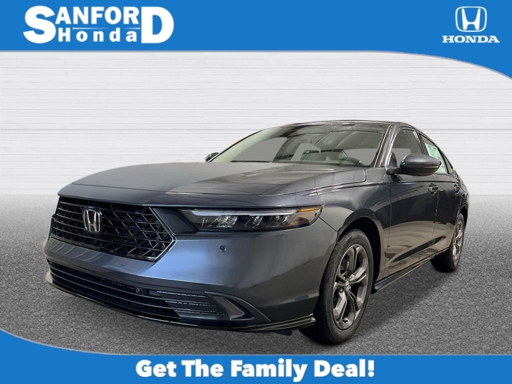 New 2026 Meteorite Gray Metallic Honda EX-L Hybrid image 1