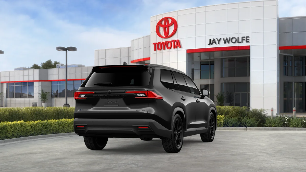 New 2026 Midnight Black Metallic Toyota Hybrid Nightshade image 9