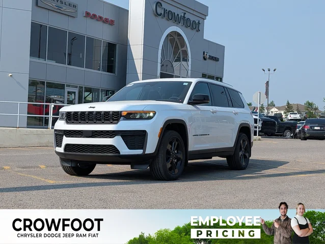 2026 Jeep Grand Cherokee L Altitude - - 20 Gloss Black Wheels - Remote Start - Capri Leatherette - Wireless Charging & More!