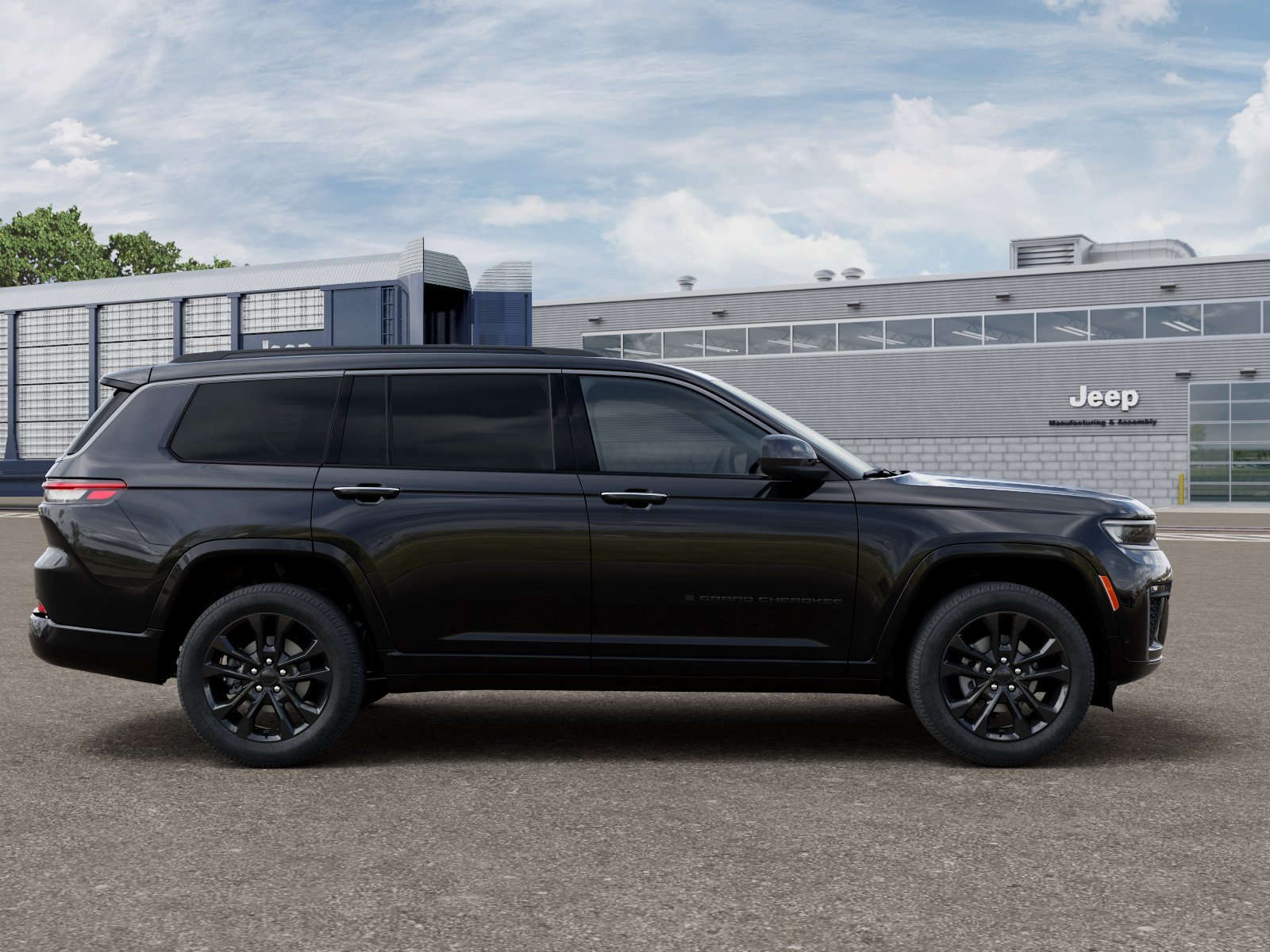 New 2026 Diamond Black Crystal Pearl-Coat Exterior Paint Jeep Limited image 12