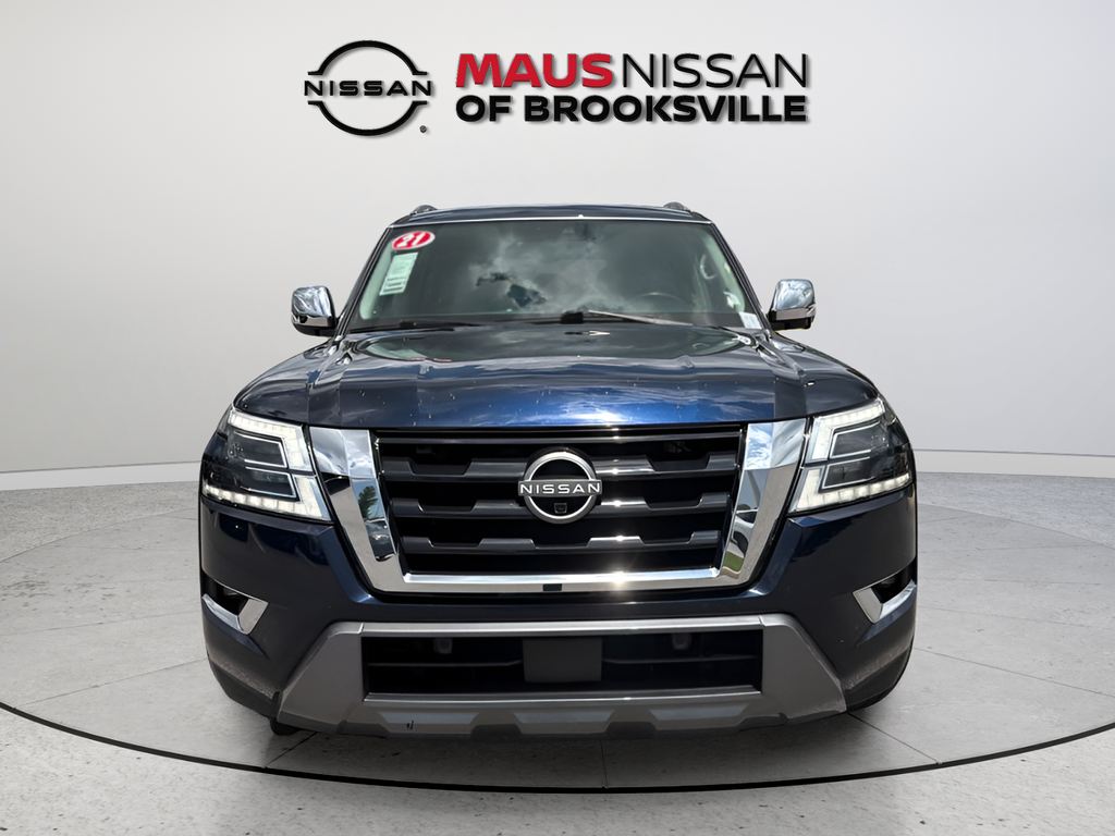 Used 2021 Blue Nissan Platinum image 3