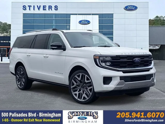 New 2026 Star White Metallic Tri-Coat Ford Platinum image 1