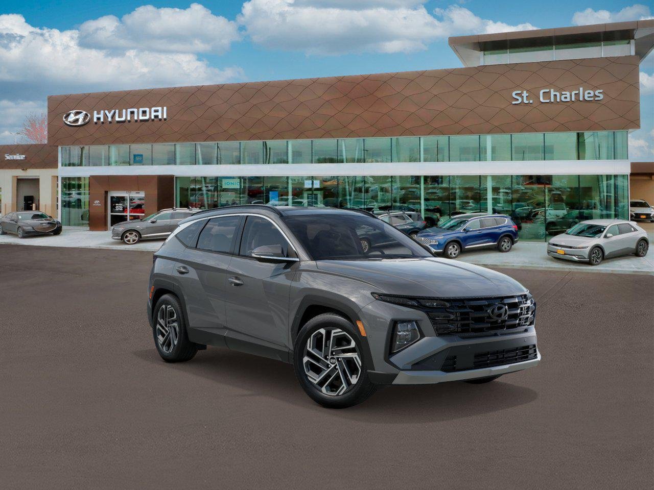 New 2026 Hampton Gray Hyundai Limited AWD image 2