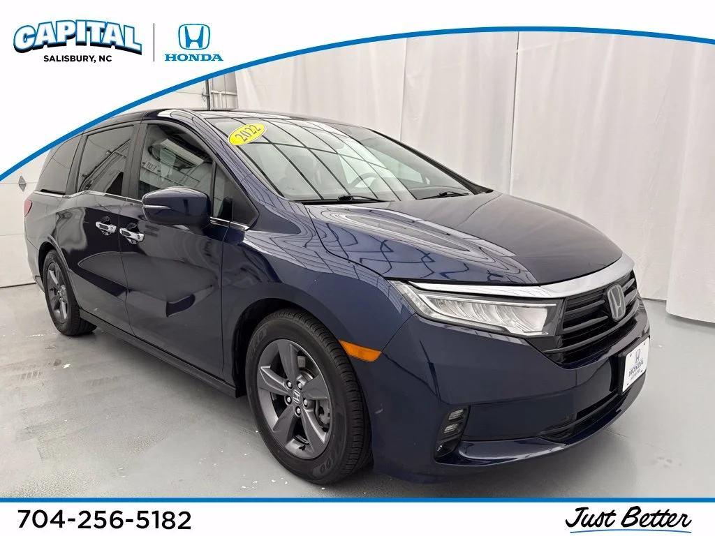 Used 2022 Blue Honda EX image 1