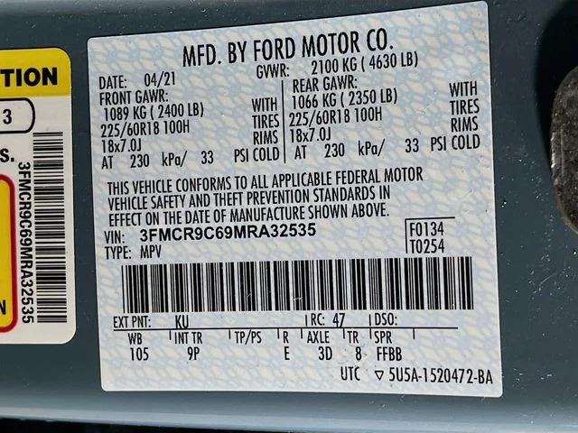 Used 2021 Blue Ford Outer Banks image 29