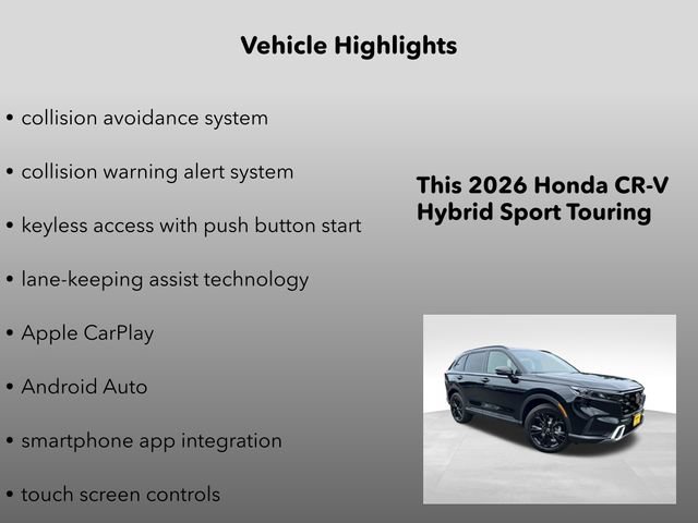 New 2026 Crystal Black Pearl Honda Sport Touring image 10