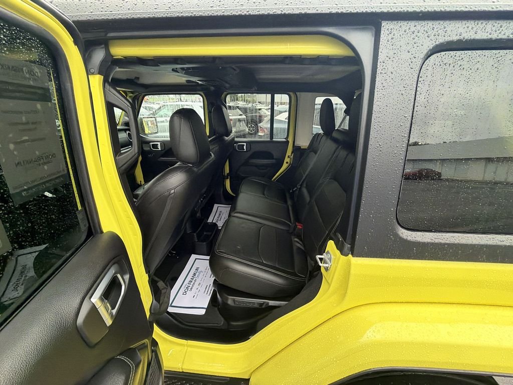 Used 2023 Yellow Jeep Sahara 4xe image 23