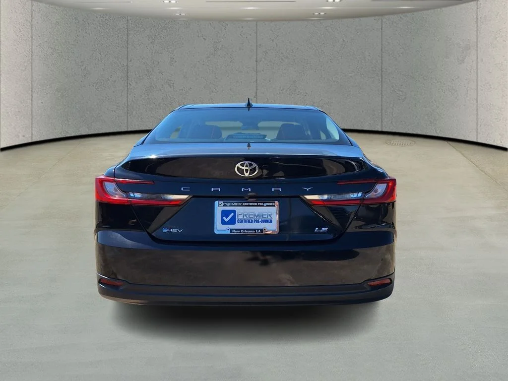 Used 2025 Midnight Black Metallic Toyota LE image 6
