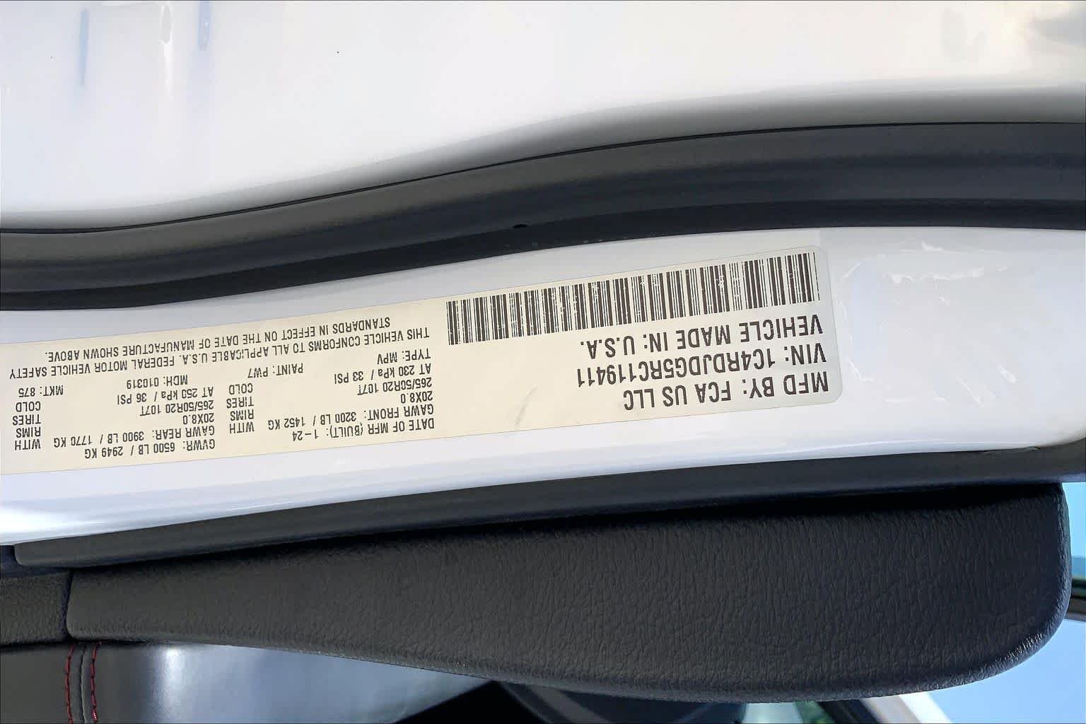 Used 2024 White Knuckle Clearcoat Dodge GT Plus image 37