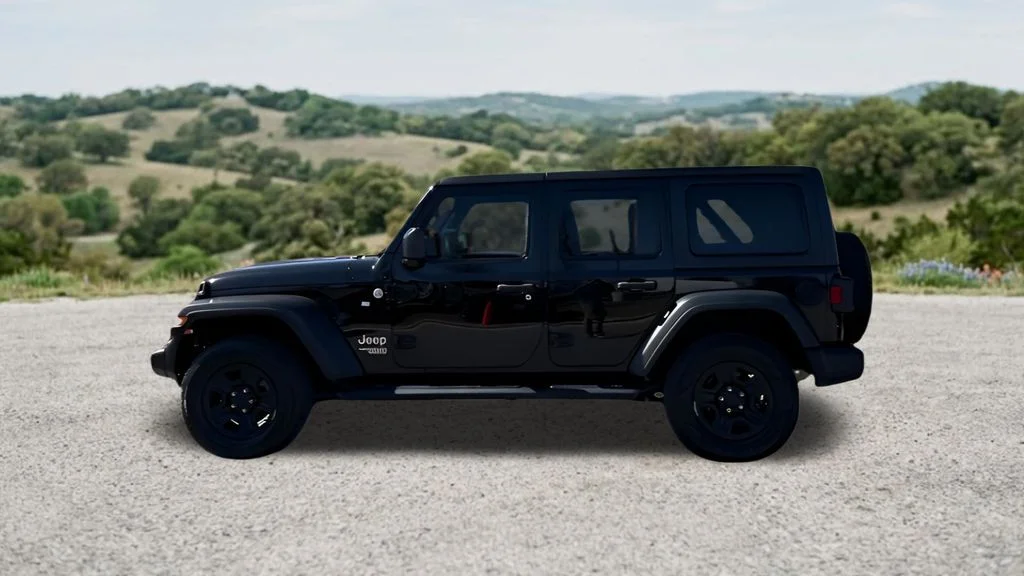 Used 2021 Black Jeep Unlimited Sport image 5