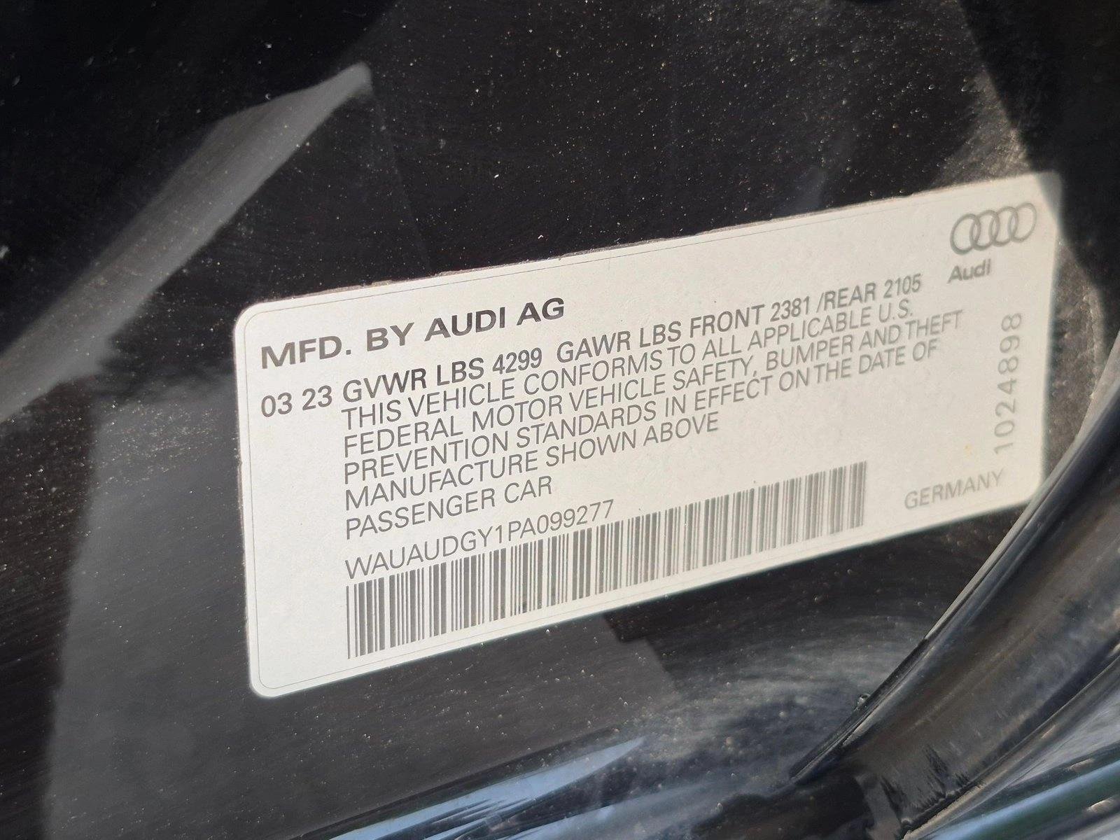 Used 2023 White Audi Premium image 16