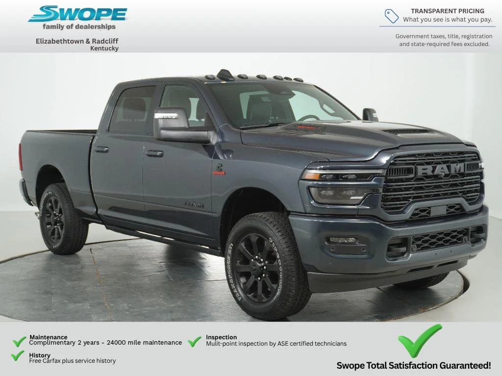 Used 2025 Forged Blue Metallic Ram Laramie image 1