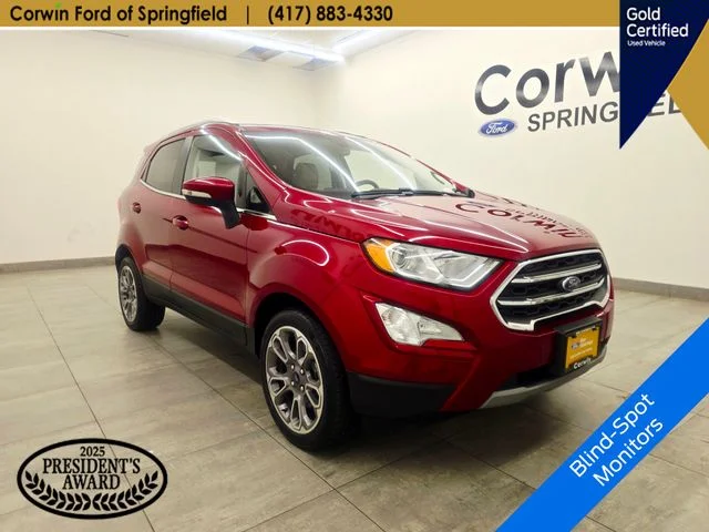 Certified Used 2021 Ruby Red Metallic Ford Titanium image 7