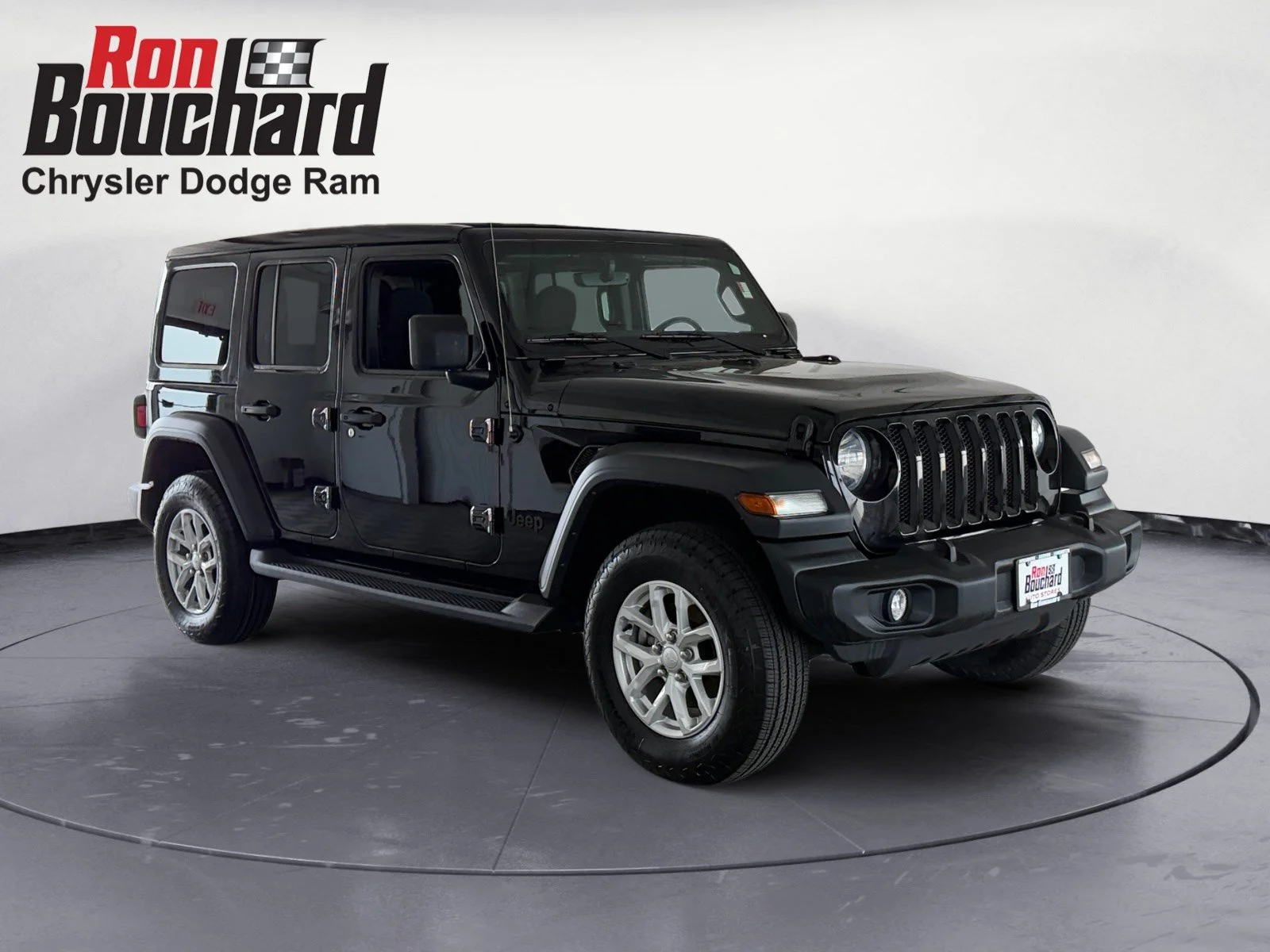 Used 2023 Black Clearcoat Jeep Sport S image 1