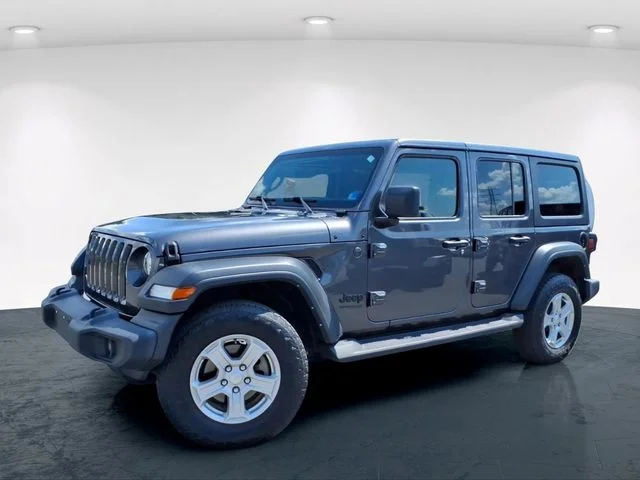 Used 2022 Gray Jeep Unlimited Sport S image 2