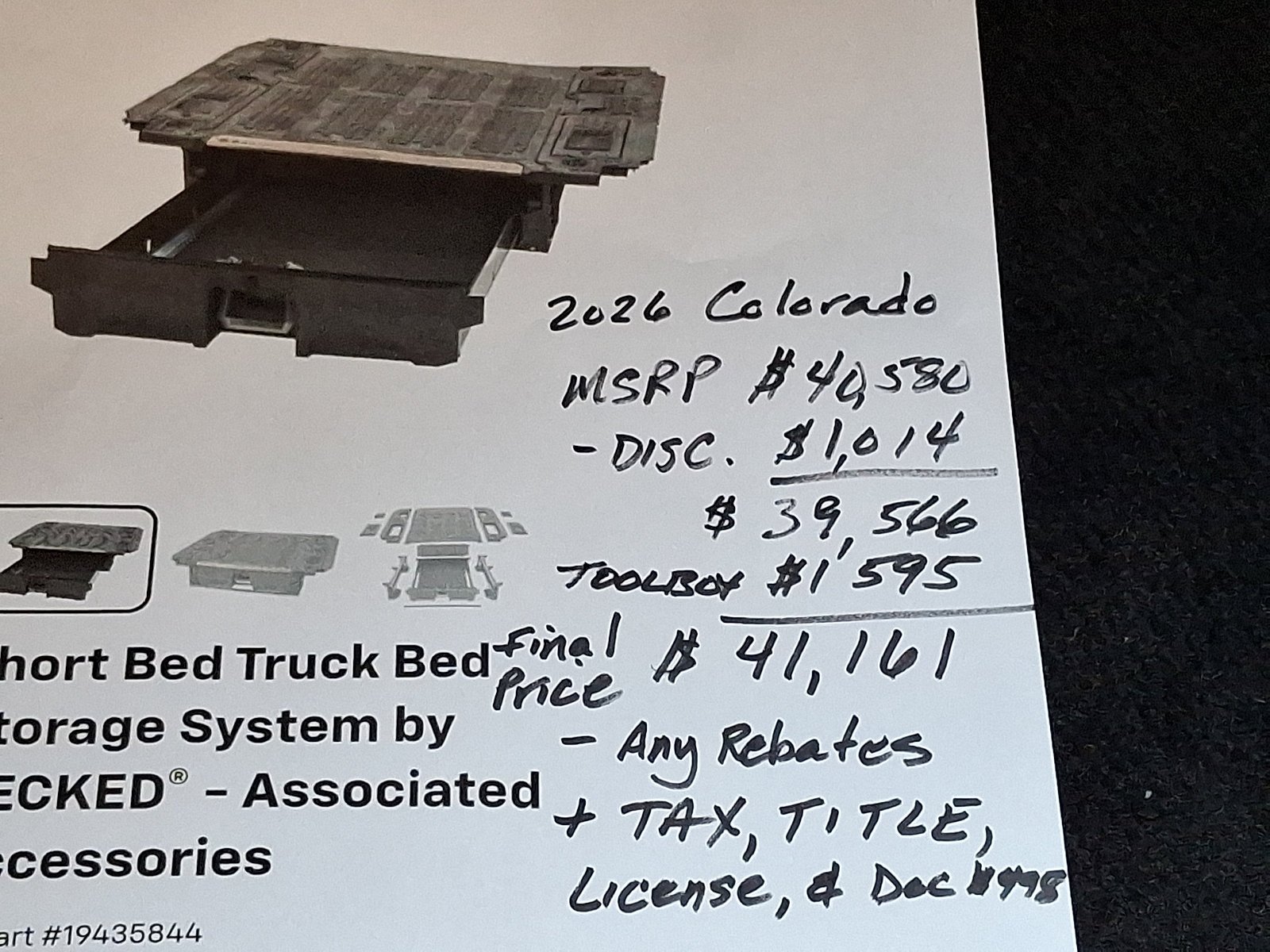 New 2026 Black Chevrolet WT image 10