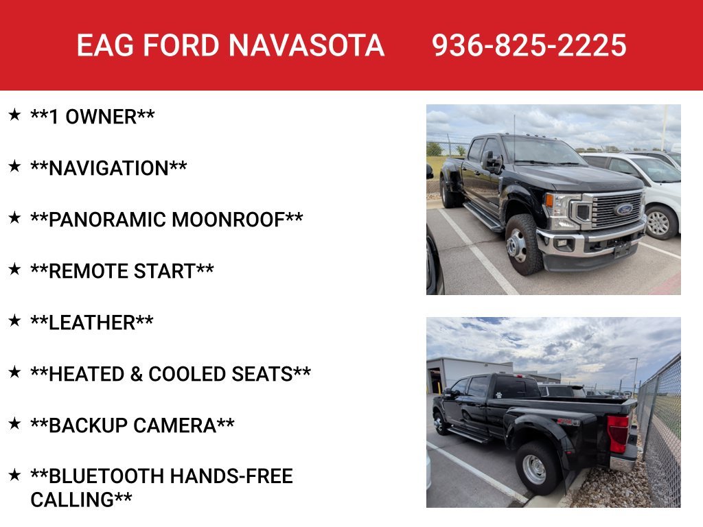Used 2022 Agate Black Metallic Ford Lariat image 4