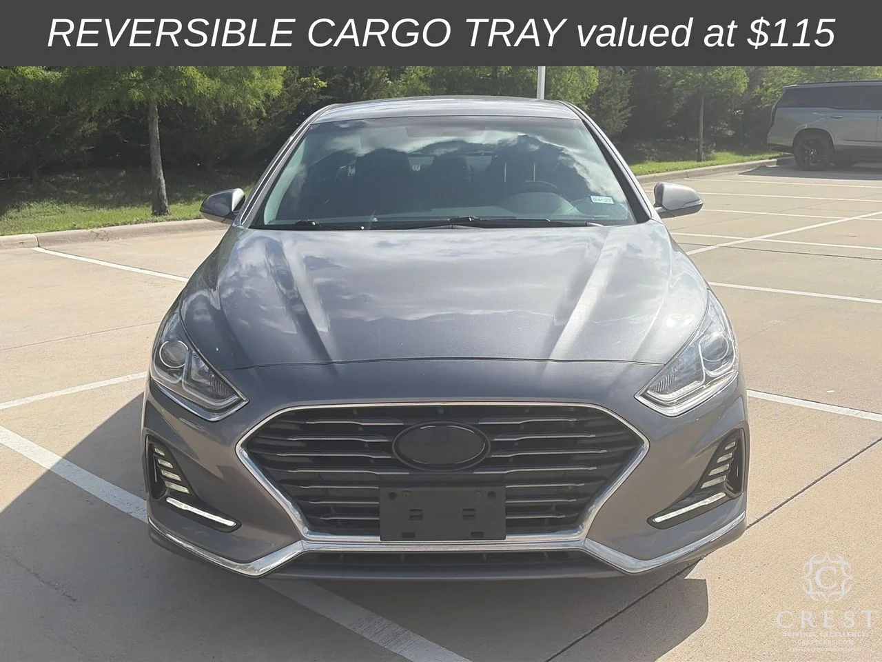 Used 2018 Machine Gray Hyundai SEL image 2