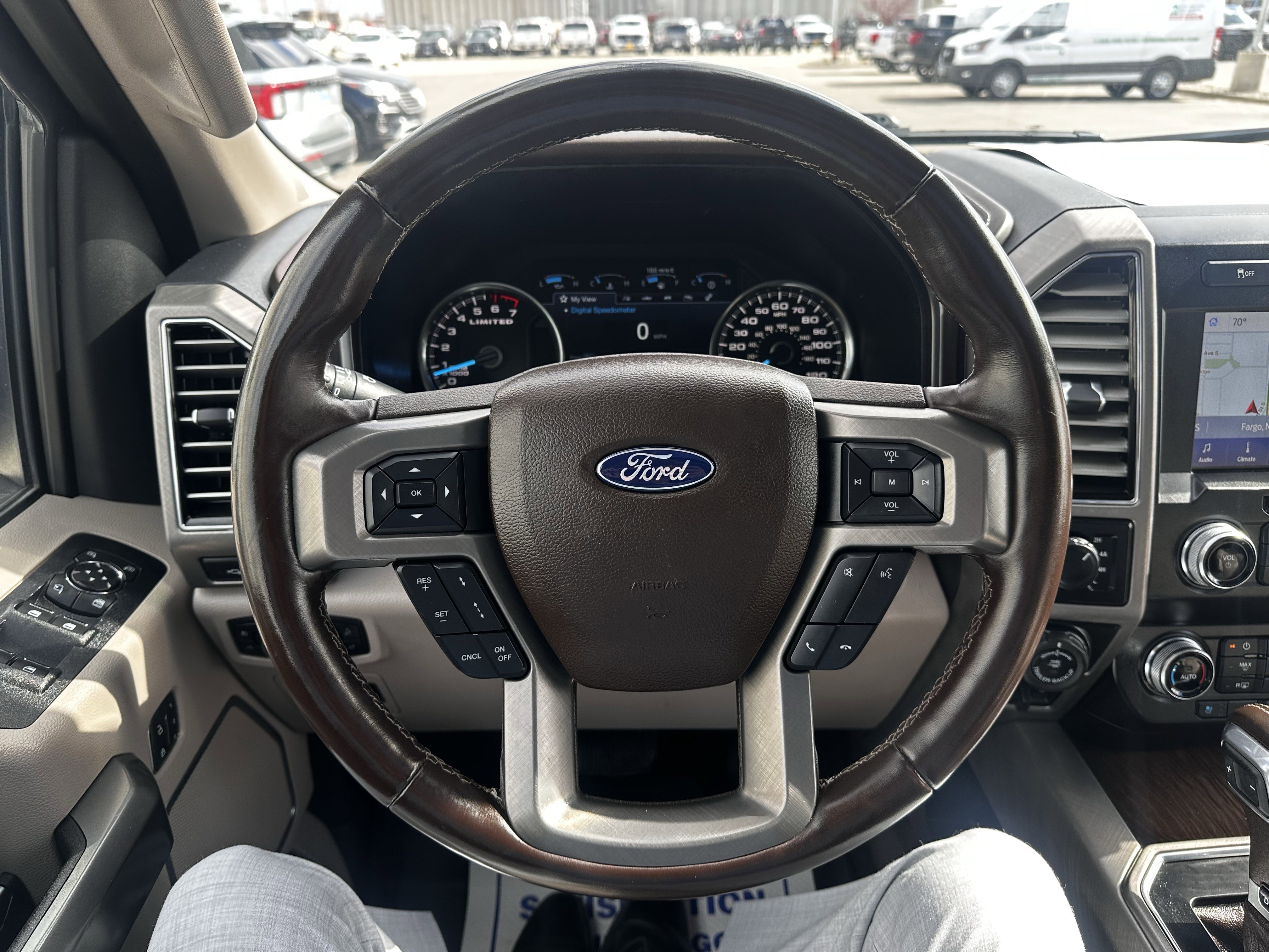Used 2020 Agate Black Metallic Ford Limited image 9