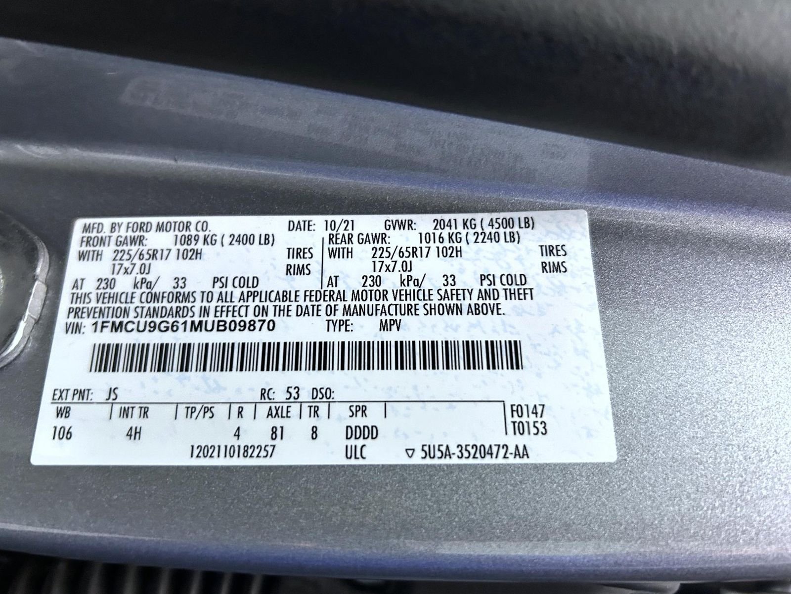 Used 2021 Silver Ford SE image 25