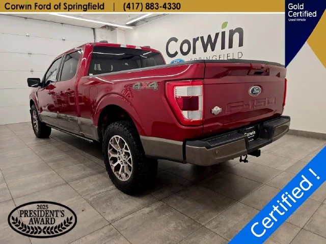 Used 2023 Rapid Red Metallic Tinted Clearcoat Ford King Ranch image 4