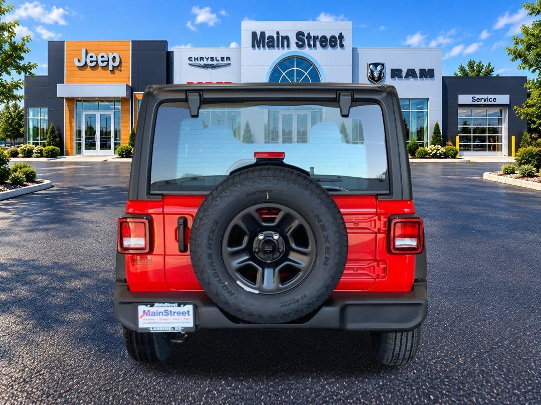 New 2026 Firecracker Red Clear-Coat Exterior Paint Jeep Sport image 4
