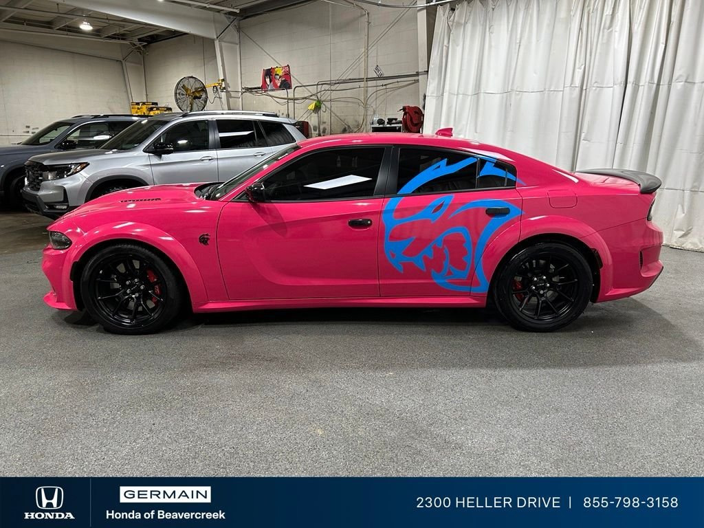 Used 2022 Pink Wrap w/ Blue accent (Octane Red Pearlcoat) Dodge SRT Hellcat Redeye Widebody image 5