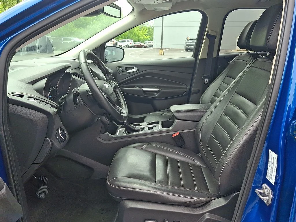 Used 2017 Blue Ford Titanium image 12