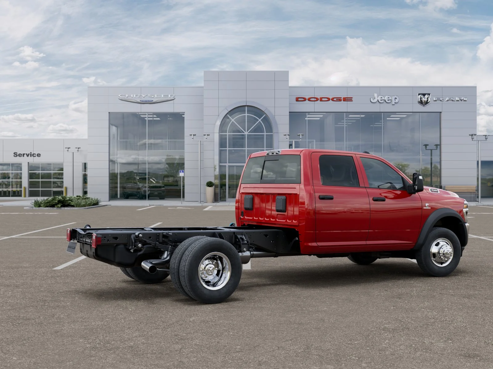 New 2026 Flame Red Clear-Coat Exterior Paint RAM Tradesman image 56
