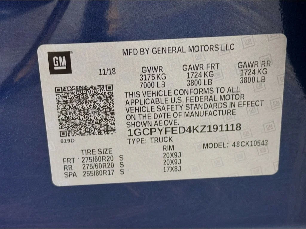 Used 2019 Blue Chevrolet LT Trail Boss image 30