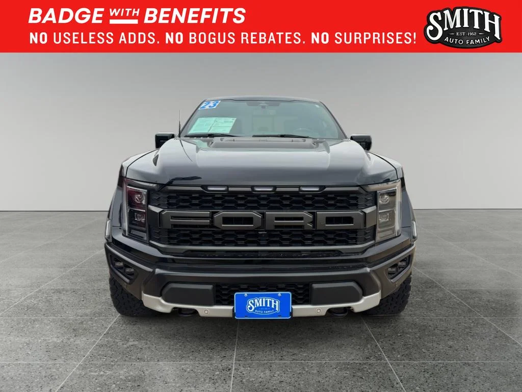 Certified Used 2023 Agate Black Metallic Ford Raptor image 3