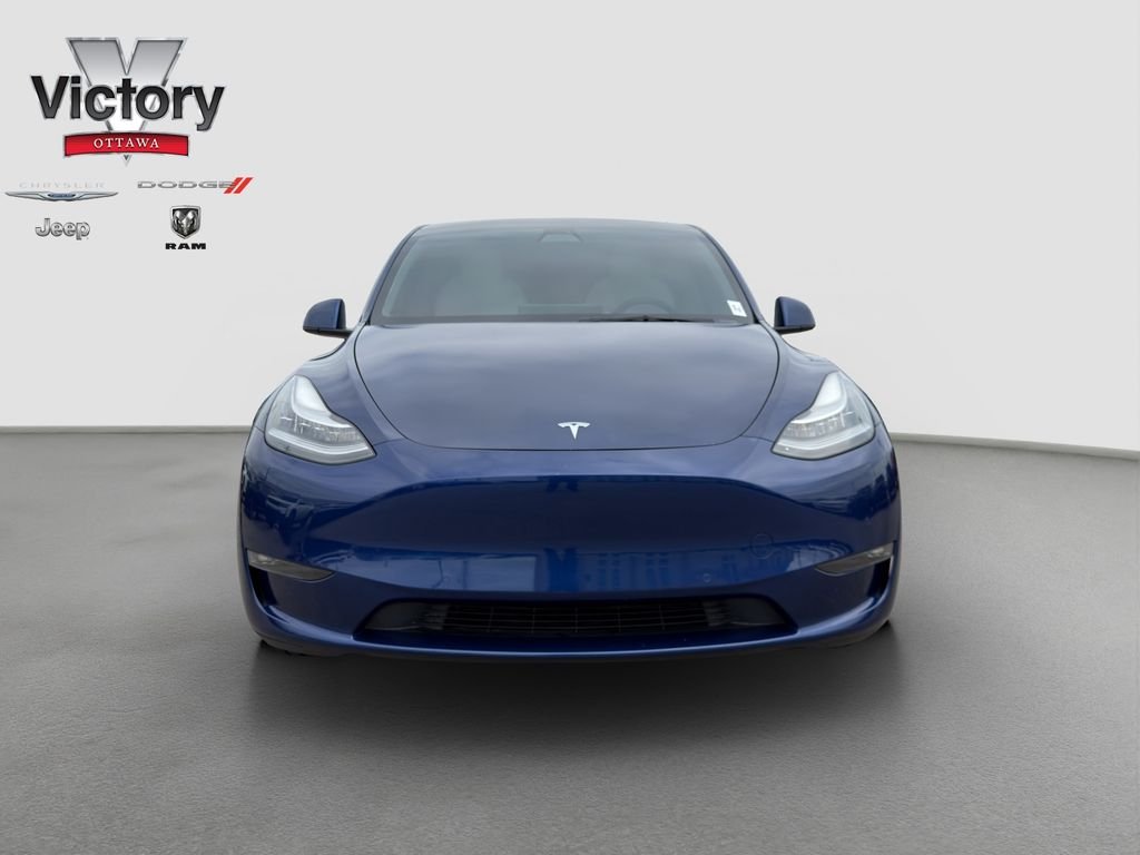 Used 2021 Tesla Model Y Long Range with VIN 5YJYGDEE5MF228769 for sale in Ottawa, KS