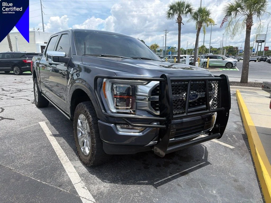 Certified Used 2022 Smoked Quartz Metallic Tinted Clearcoat Ford Platinum image 1