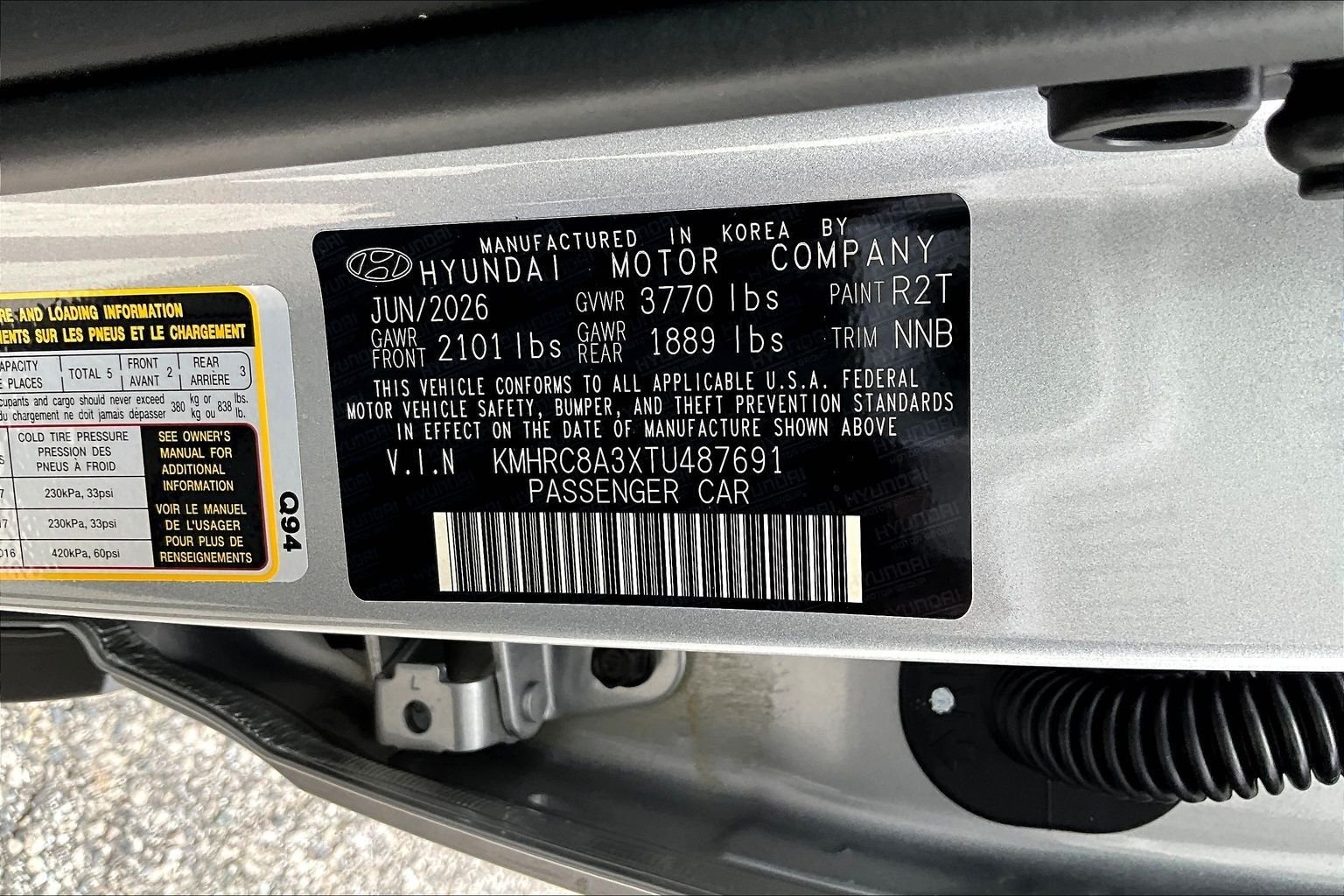 New 2026 Silver Hyundai SEL image 11