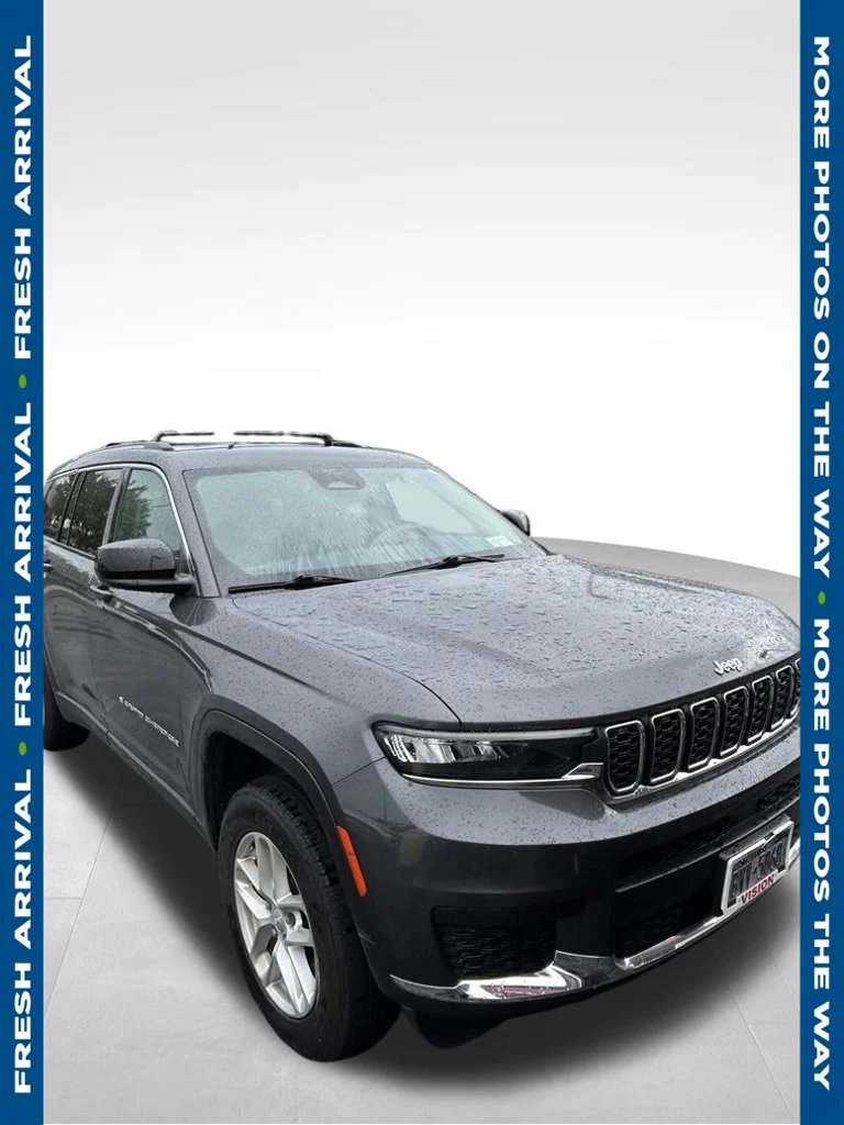 Certified Used 2022 Gray Jeep Laredo image 1