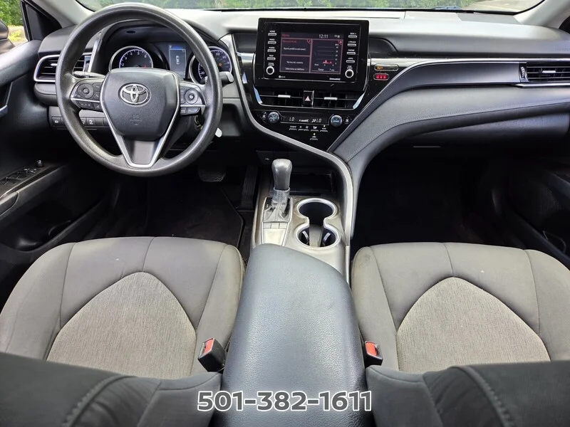 Used 2022 Midnight Black Metallic TOYOTA LE AUTO image 12