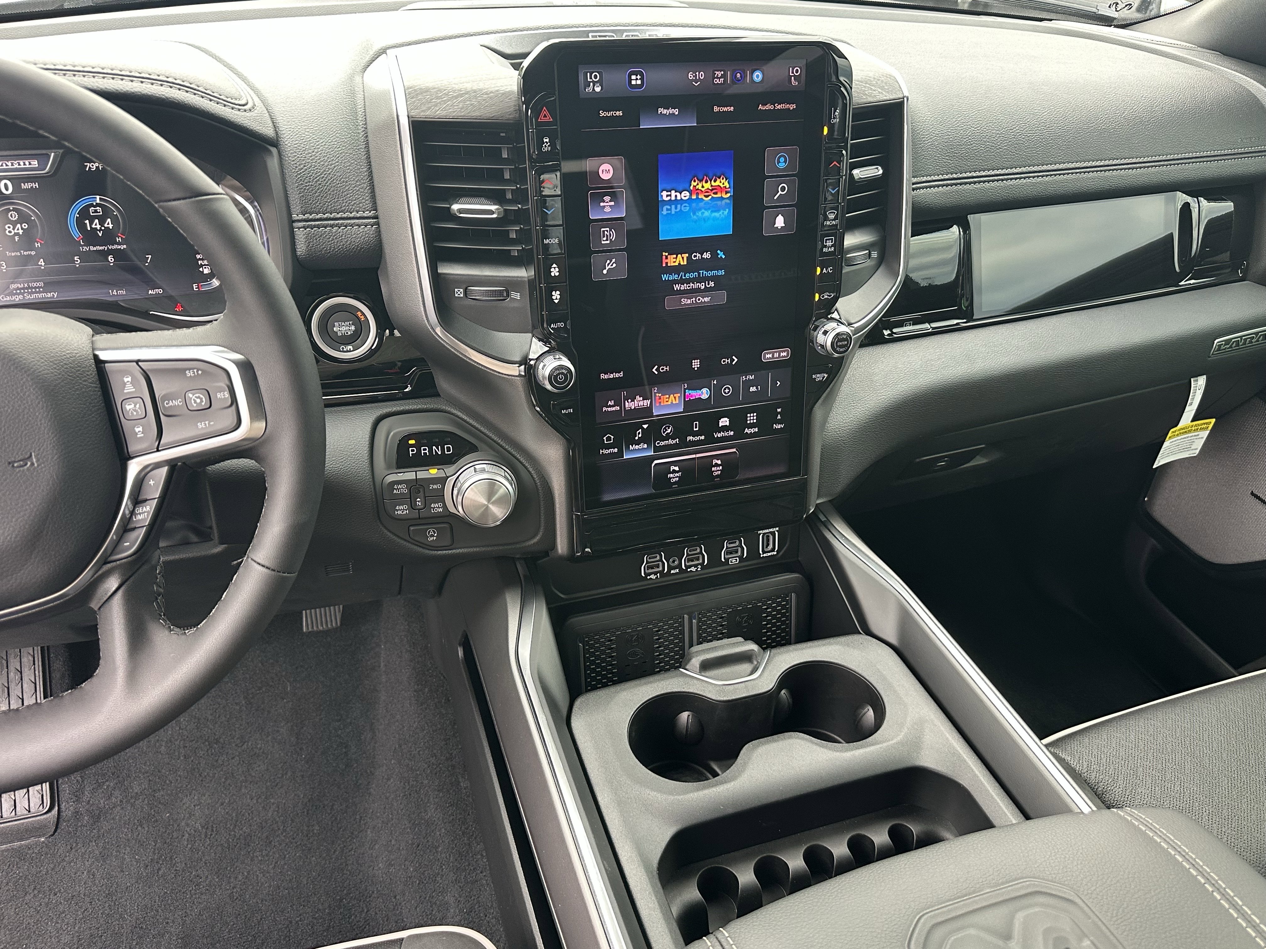 New 2026 Bright White Clear-Coat Exterior Paint RAM Laramie image 25