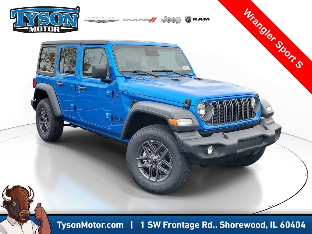 New 2026 Hydro Blue Pearlcoat Jeep Sport S image 1