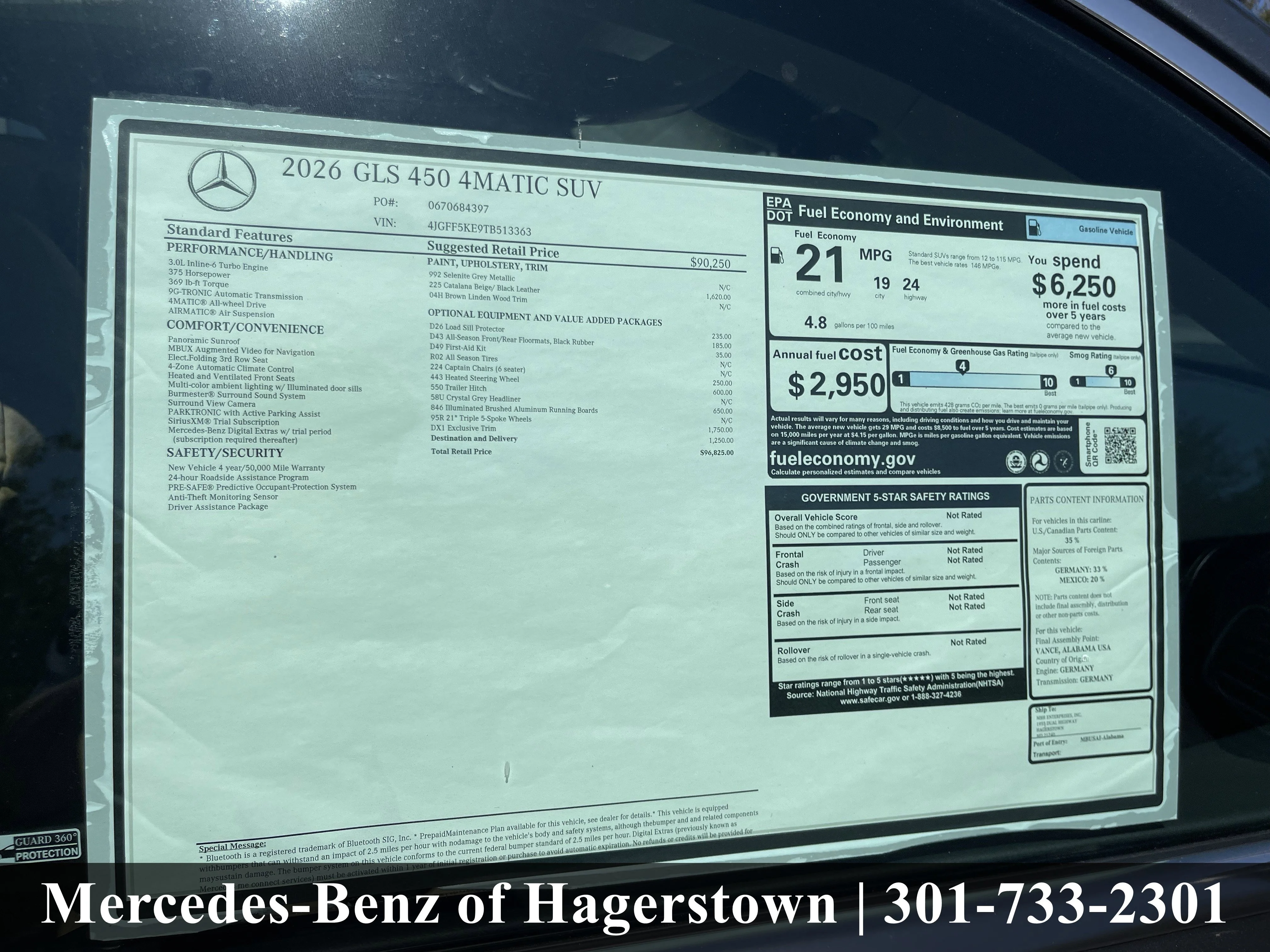 2026 Mercedes-Benz GLS GLS 450 4MATIC's photo